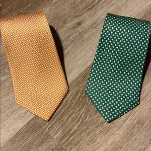 Salvatore Ferragamo Italian silk ties